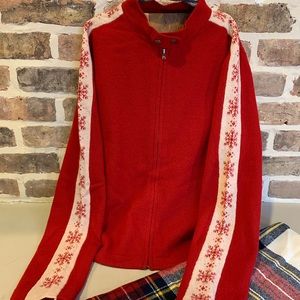 RALPH Ralph Lauren vintage red zipper cardigan